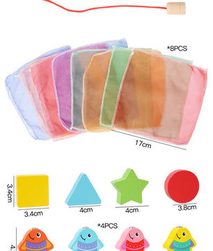 1pcs Fun Interactive Polyester Tissue Box Toy Educational Number