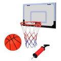 Kids Basketball Hoop Transparent Backboard & Inflatable PVC Basketball