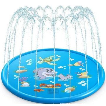 Spray and Splash Kids Outdoor Garden Sprinkle Mat Water Toy - 1.72m