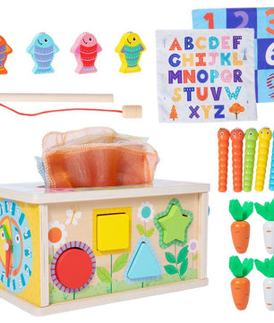 1pcs Fun Interactive Polyester Tissue Box Toy Educational Number