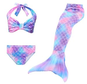 Iconix 3 Piece Kids Sea Princess Mermaid Bikini KH02
