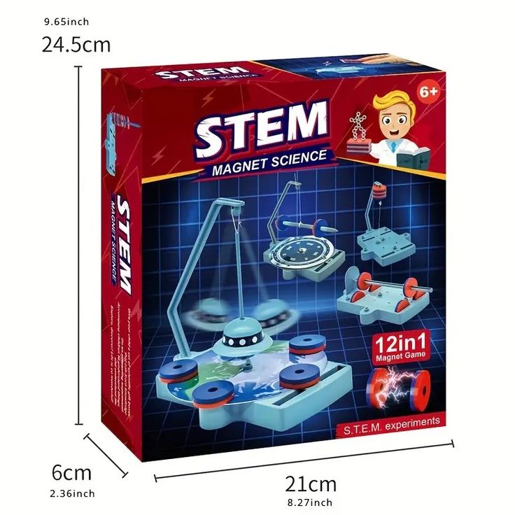 Stem Toy - Magnet Science - 12 in 1 Magnet Games