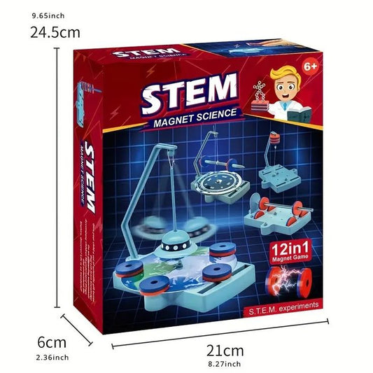 Stem Toy - Magnet Science - 12 in 1 Magnet Games