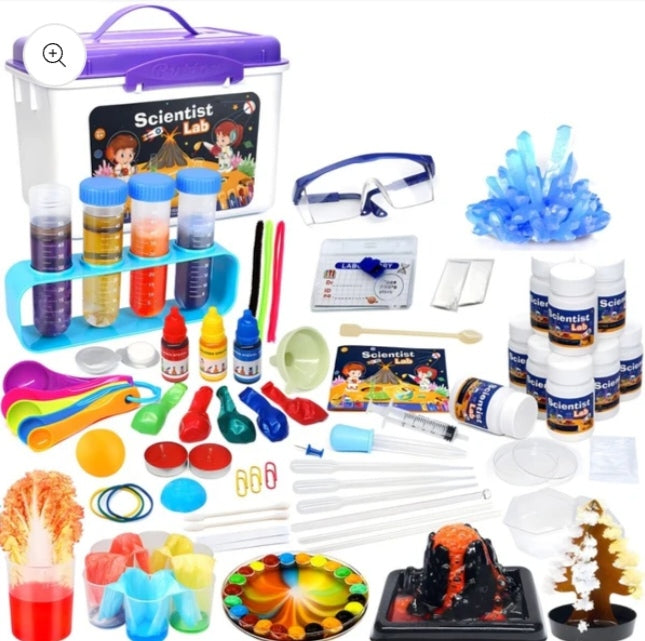 STEM Scientist Lab Kit - DIY Experiments Set - 80 Piece